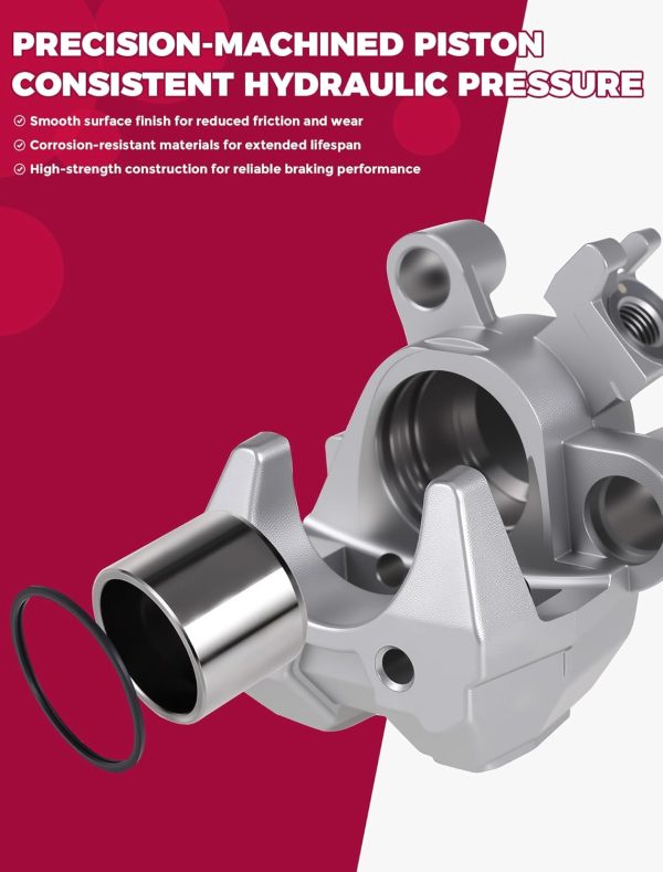 OLIFANT Front Brake Caliper Set for Honda TRX420 with Pads-3