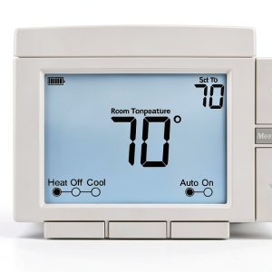 Emerson 1F85U-22NP Non-Programmable Thermostat Auto Changeover-0