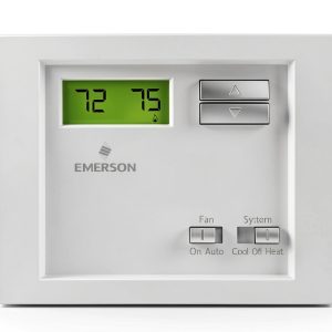 Emerson NP110 Non-Programmable Thermostat White Single-Stage 0.5-0