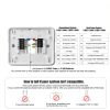 Heat Pump Thermostat Aowel AW721 2 Heat 1 Cool NonProg Backlit LCD-7