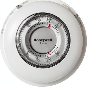 Honeywell CT87N1001 The Round Nonprogrammable Thermostat Large White-0