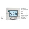 Heat Pump Thermostat Aowel AW721 2 Heat 1 Cool NonProg Backlit LCD-6