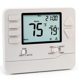 Heat Pump Thermostat Heagstat H721 2-Heat/1-Cool 2.12" Display-0