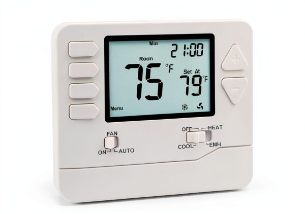 Heat Pump Thermostat Heagstat H721 2-Heat/1-Cool 2.12" Display-0