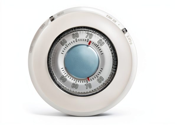 Honeywell CT87N1001 The Round Nonprogrammable Thermostat Large White-5