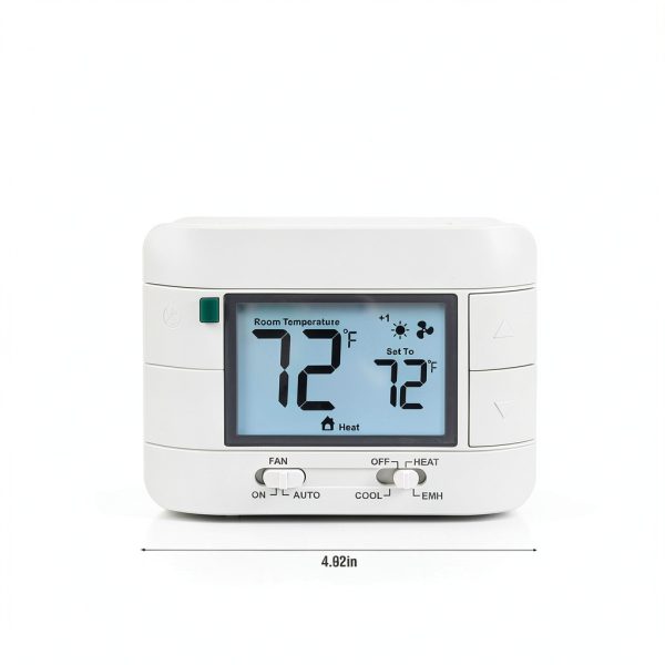Heat Pump Thermostat Aowel AW721 2 Heat 1 Cool NonProg Backlit LCD-1