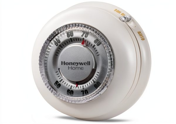 Honeywell CT87N1001 The Round Nonprogrammable Thermostat Large White-2