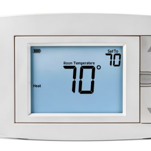 Emerson 1F83C-11NP Non-Programmable Thermostat White with LCD Display-0