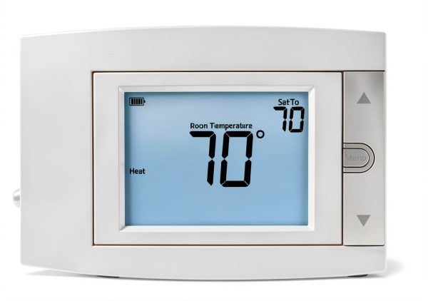 Emerson 1F83C-11NP Non-Programmable Thermostat White with LCD Display-0