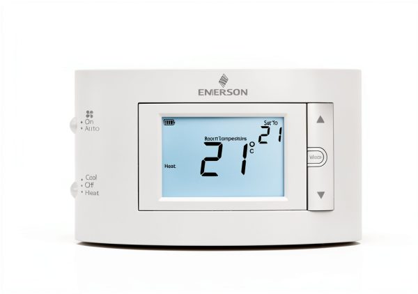 Emerson 1F83C-11NP Non-Programmable Thermostat White with LCD Display-2