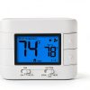 Non-Programmable Thermostat Aowel 1 Heat 1 Cool White Digital-2